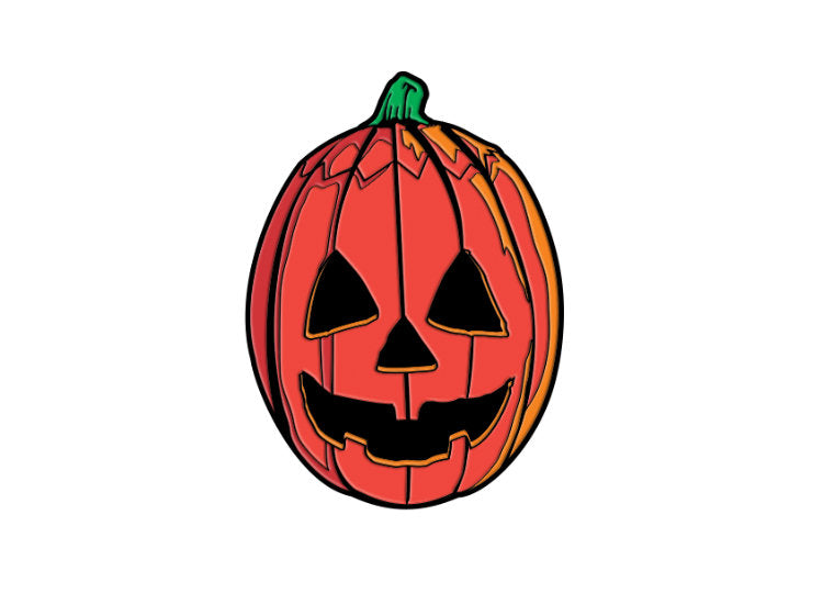 Pumpkin Mask – Halloween III Enamel Pin - JPs Horror Collection