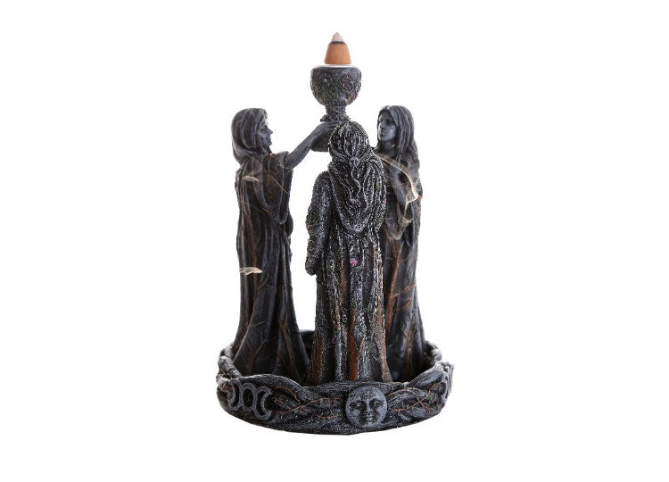 Triple Goddess Backflow Incense Burner - JPs Horror Collection