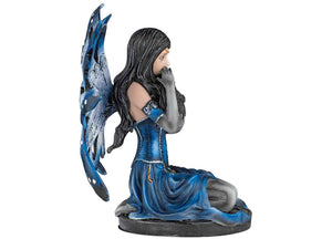 Mystical Fairy with Black Cat Statue 9 - JPs Horror Collection
