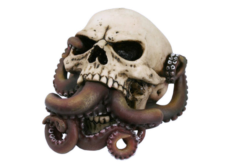 Octopus (Mouth) Skull 1 - JPs Horror Collection