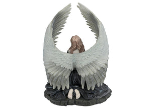 Prayer for the Fallen Dark Angel Statue 3 - JPs Horror Collection