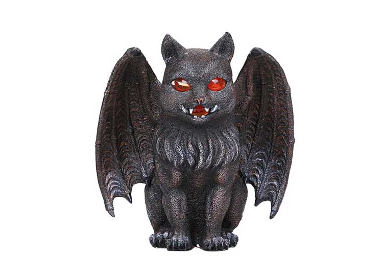 Cat Gargoyle Candleholder – Red Eyes - JPs Horror Collection