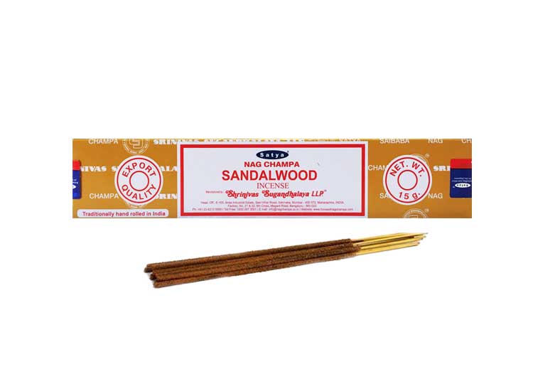 Satya Sandalwood Incense – 15 Gram Pack - JPs Horror Collection 