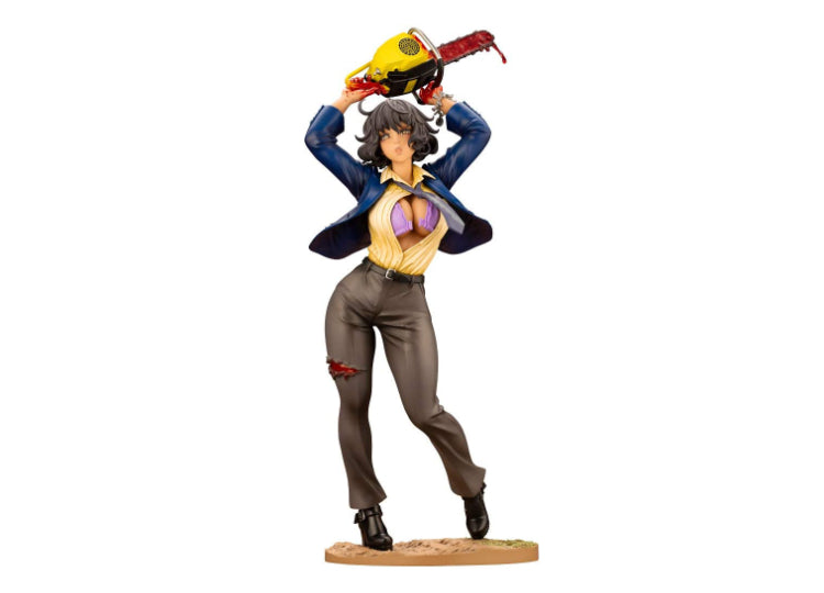 The Texas Chainsaw Massacre Leatherface Chainsaw Dance Bishoujo Statue 1 - JPs Horror Collection