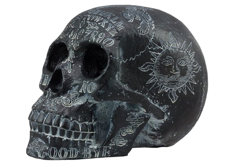 Black Ouija Skull - JP's Horror
