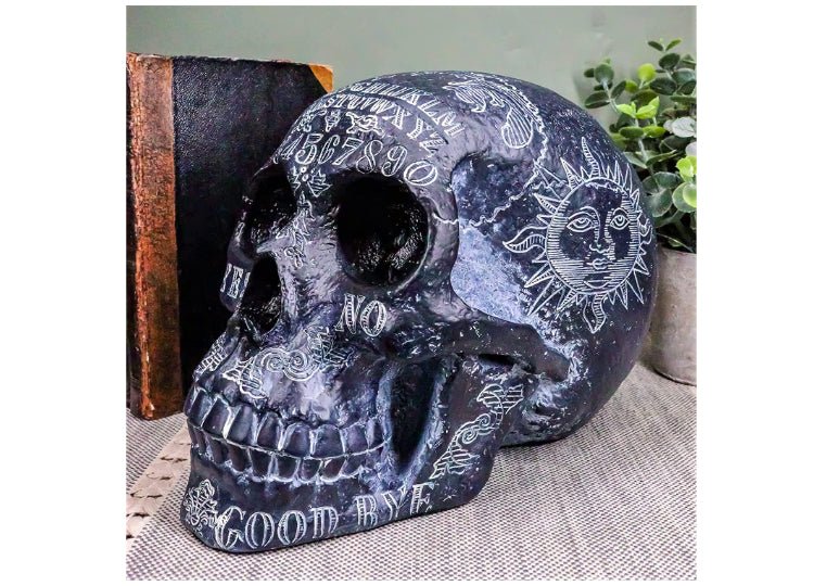 Black Ouija Skull - JP's Horror