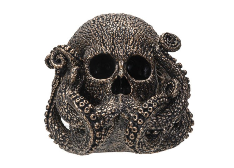 Copper Octopus Skull - JP's Horror