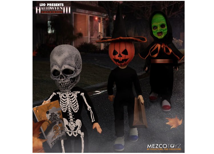 Halloween III Living Dead Dolls – Season of the Witch Trick-or-Treaters Set - JP's Horror