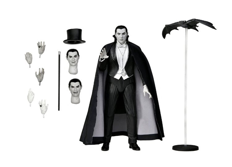 NECA Dracula Carfax Abbey Ultimate 7” Figure – Universal Monsters (B&W) - JP's Horror