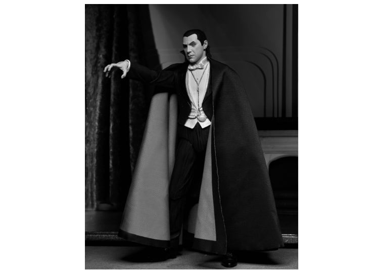 NECA Dracula Carfax Abbey Ultimate 7” Figure – Universal Monsters (B&W) - JP's Horror