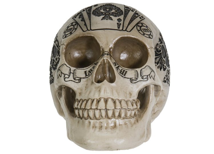 Royal Flush Skull - JP's Horror
