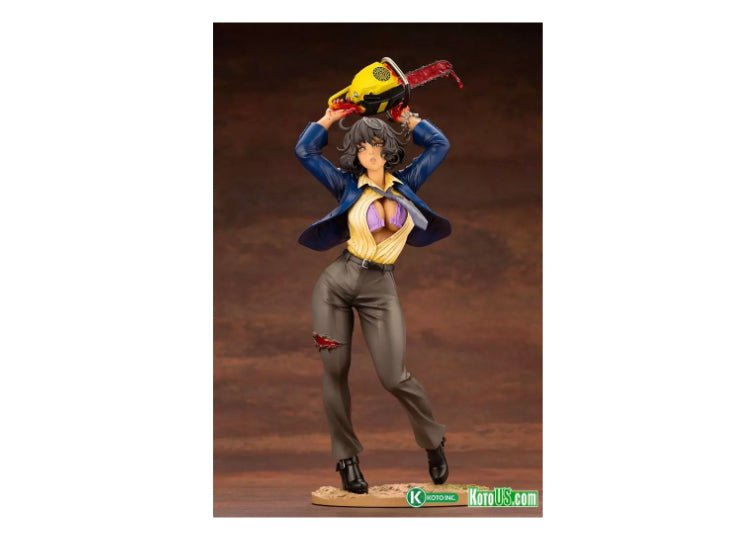 The Texas Chainsaw Massacre Leatherface Chainsaw Dance Bishoujo Statue - JP's Horror