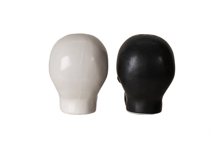 Black & White Skulls Salt and Pepper Shakers 2 - JPs Horror Collection