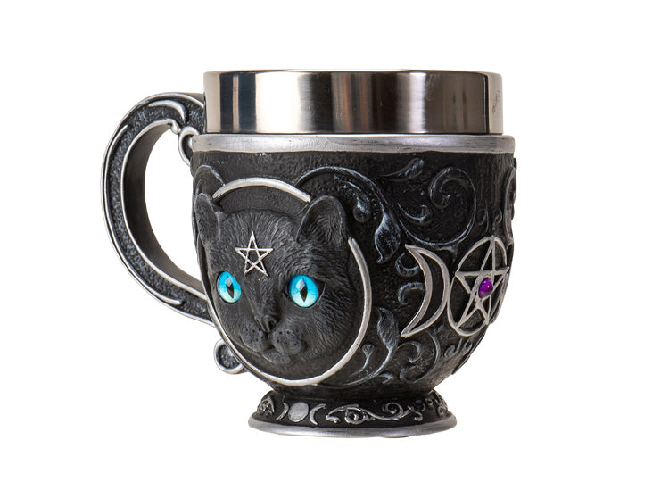 Black Cat Tea Cup 5 - JP's Horror Collection