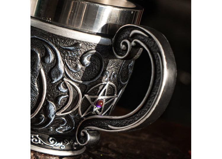 Black Cat Tea Cup 8 - JP's Horror Collection