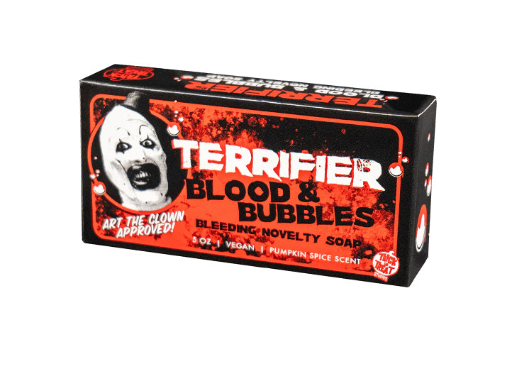 Terrifier Blood &amp; Bubbles Soap 1 - JPs Horror Collection