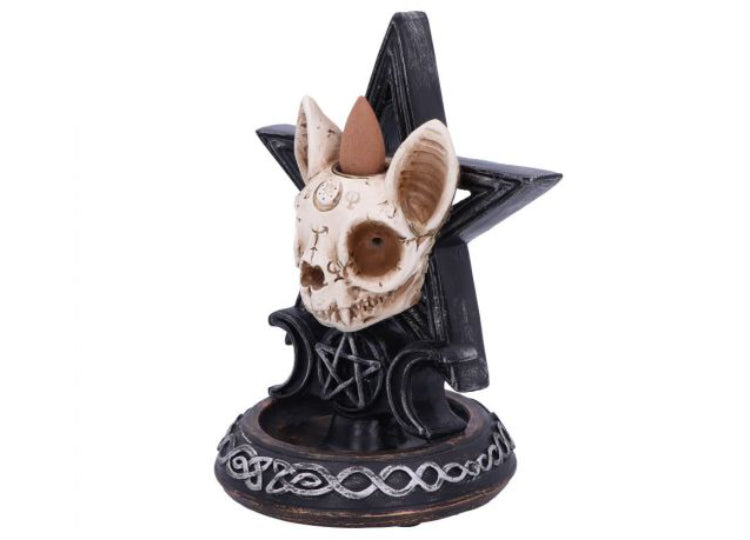 Ouija Cat Backflow Burner 2 - JPs Horror Collection