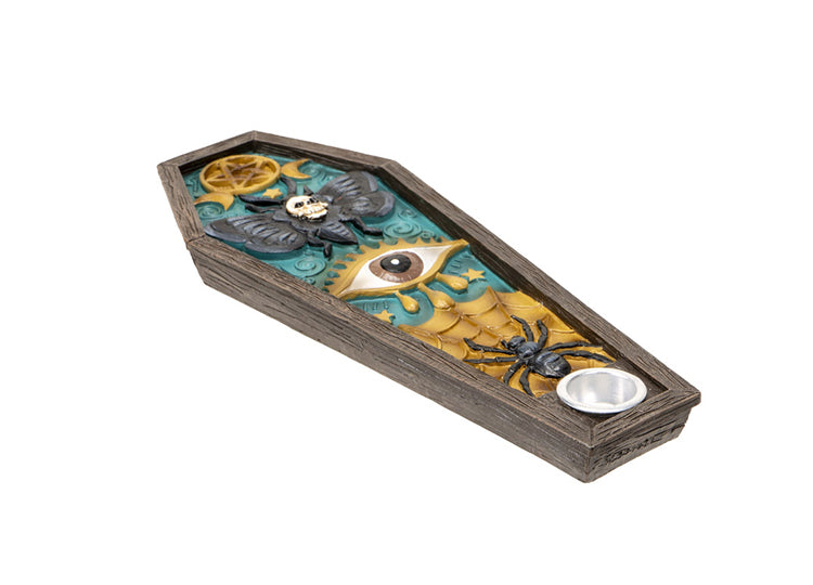 Coffin Death Moth Incense Burner 4 - JPs Horror Collection