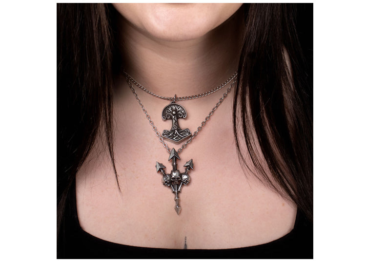 Deadly Trident Necklace 3 - JPs Horror Collection