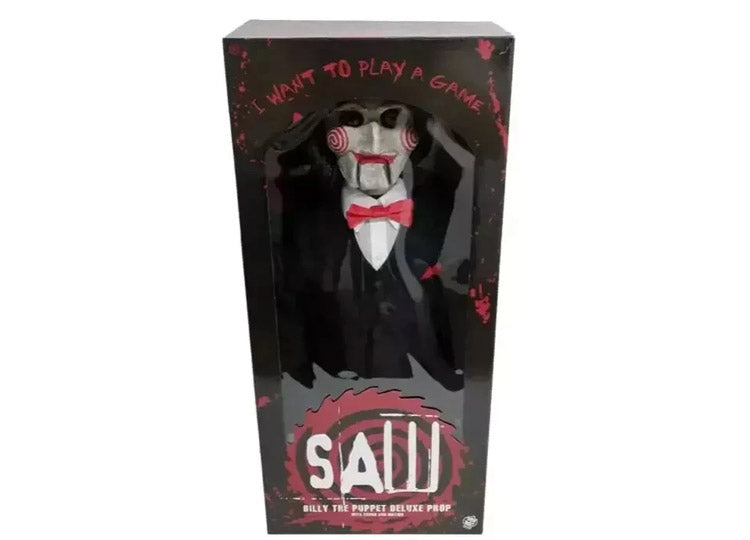 Saw - Billy The Puppet Deluxe Prop w/Sound and Motion 4 - JPs Horror Collection