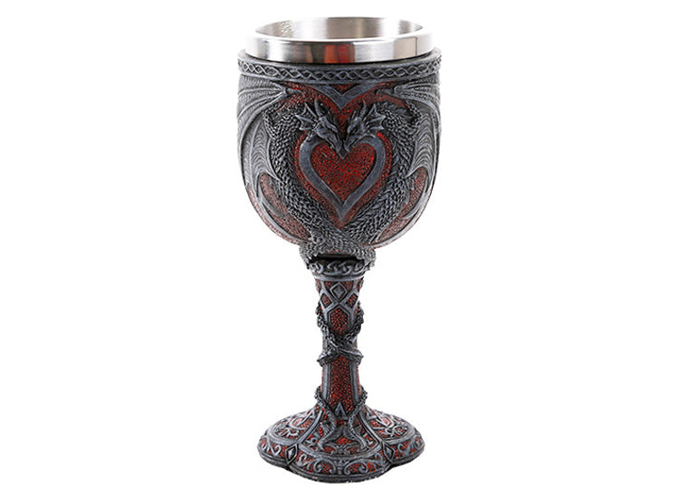Double Dragon Wine Goblet