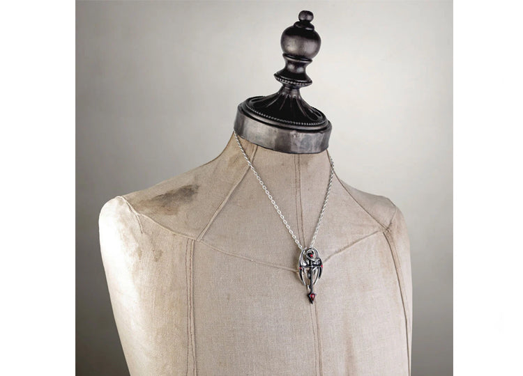 Alchemy England Draconkreuz Pendant Gothic Dragon Cross Necklace 3 - JPs Horror Collection