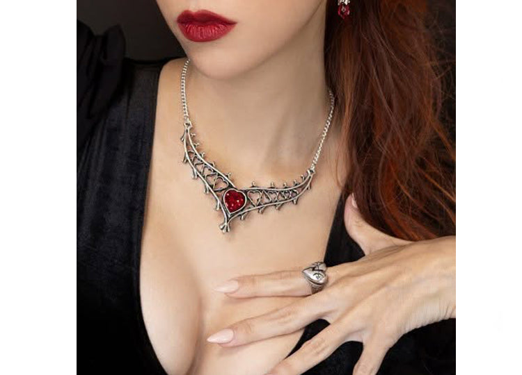 Alchemy England Elizabethan Necklace Gothic Tudor Pewter Necklace 4 - JPs Horror Collection