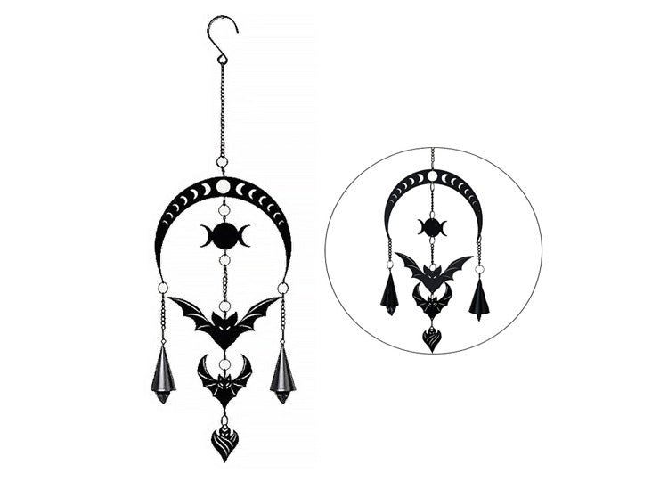 Evilution Moon Phase Hanging Chime 1 - JPs Horror Collection