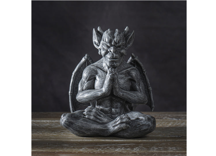 Meditation Gargoyle - Palms Together 6 - JP's Horror Collection