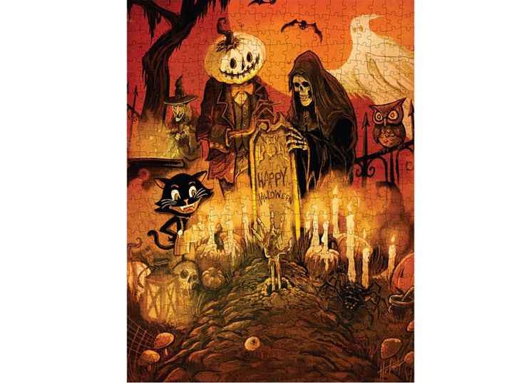 Halloween At The Cemetery - Jigsaw Puzzle 3 - JPs Horror Collection