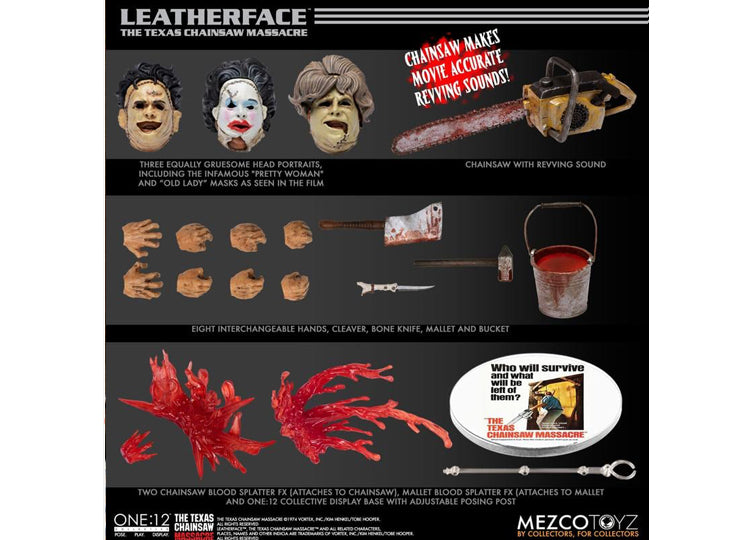 Leatherface One:12 Collective - Deluxe Edition - The Texas Chainsaw Massacre