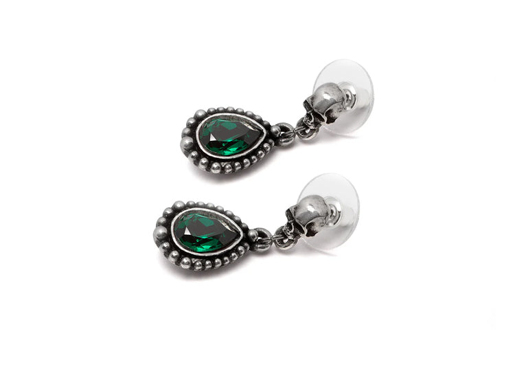 Alchemy England Lost Jewels of Paris Dropper Earrings Gothic Crystal Earrings 2 - JPs Horror Collection
