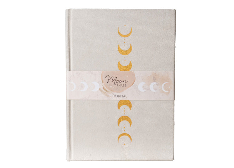Moon Phase Velvet Journal
