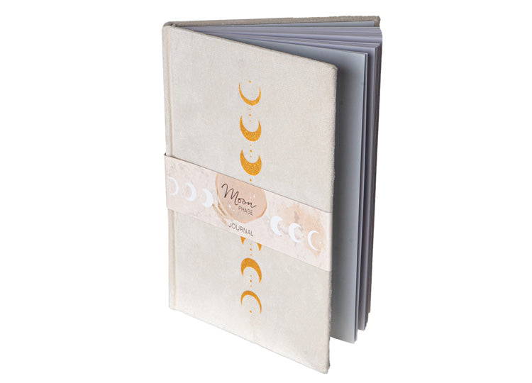 Moon Phase Velvet Journal