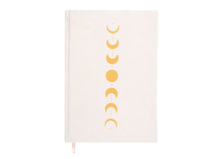 Moon Phase Velvet Journal