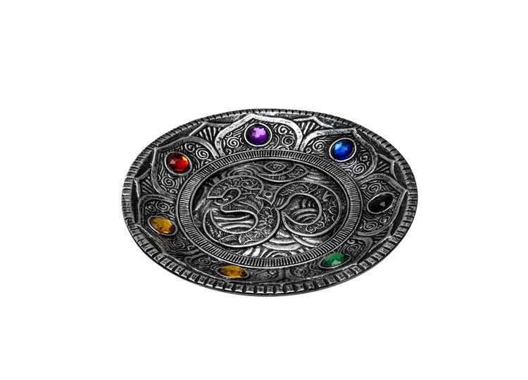 Silver Om Incense Burner 5 - JPs Horror Collection