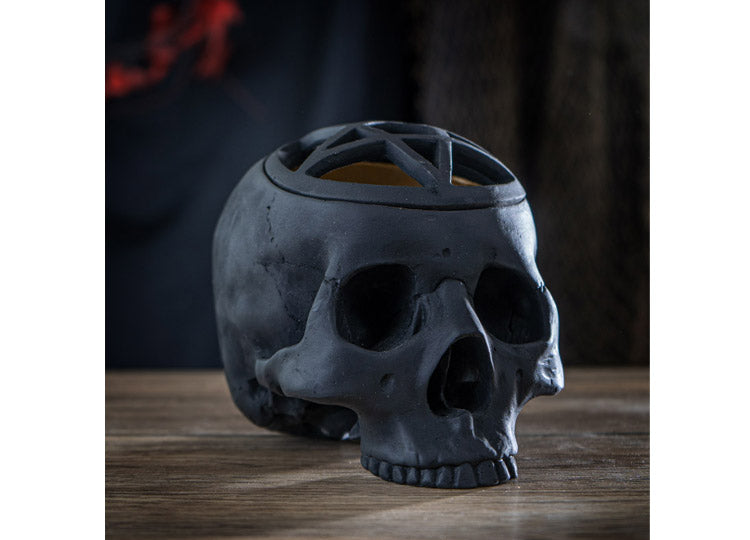 Black Pentagram Skull 8 - JP's Horror Collection