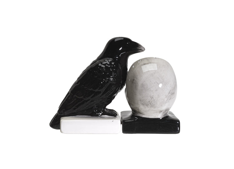 Quoth The Raven Salt and Pepper Shakers 2 - JPs Horror Collection