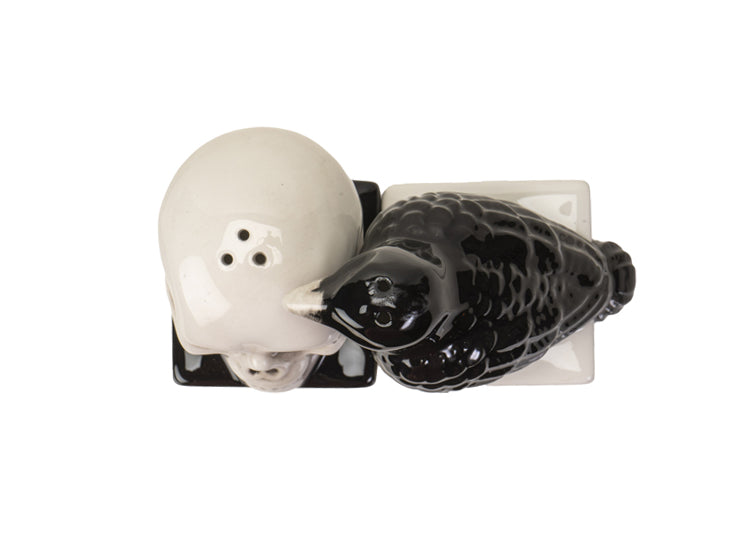 Quoth The Raven Salt and Pepper Shakers 4 - JPs Horror Collection
