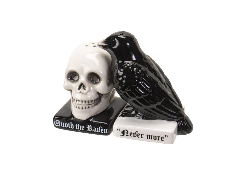 Quoth The Raven Salt and Pepper Shakers 6 - JPs Horror Collection