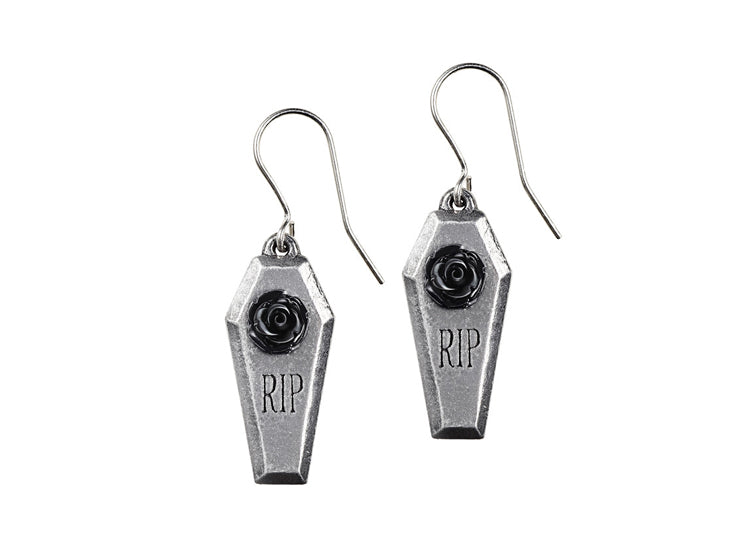 RIP Rose Earrings 1 - JPs Horror Collection