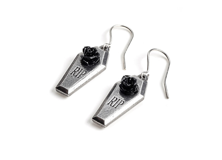 RIP Rose Earrings 2 - JPs Horror Collection