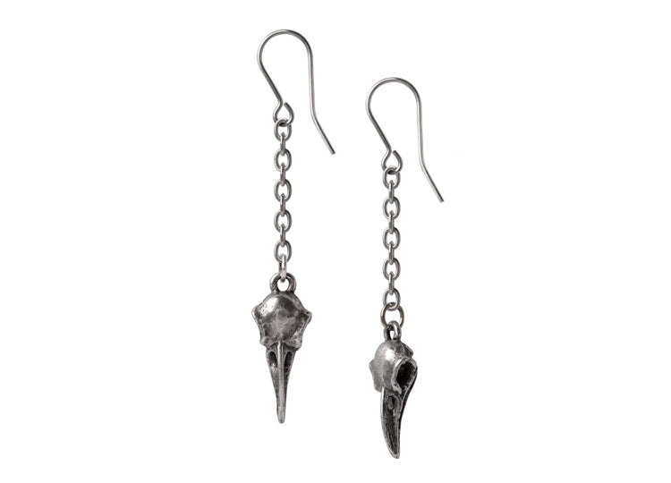 Rabenschadel Schlenker Earrings 1 - JPs Horror Collection