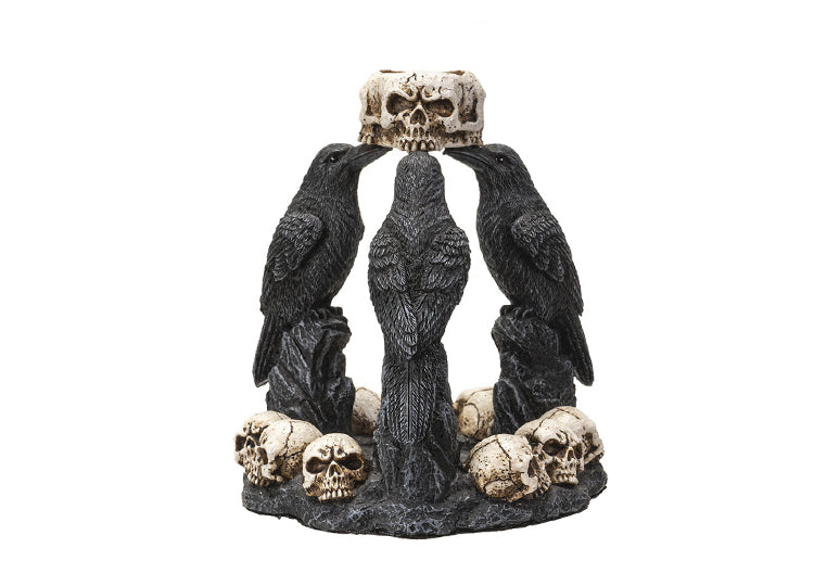 Raven Backflow Incense Burner 2 - JP's Horror Collection
