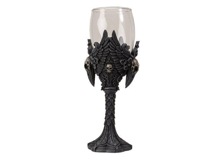 Raven Glass Goblet 1 - JPs Horror Collection