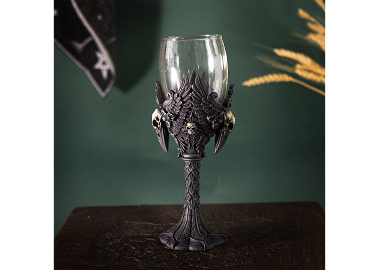 Raven Glass Goblet 6 - JPs Horror Collection
