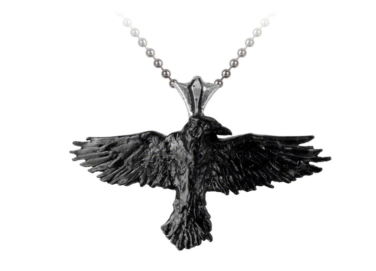 Black Raven Necklace 1 - JPs Horror Collection 