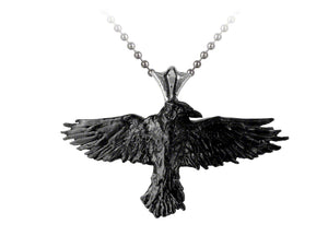 Black Raven Necklace 1 - JPs Horror Collection 