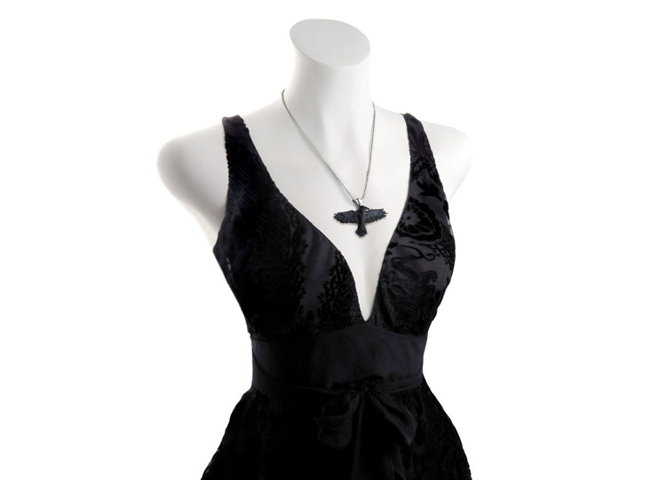 Black Raven Necklace 3 - JPs Horror Collection 