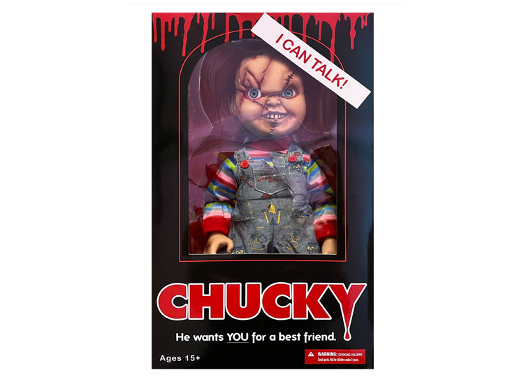 Talking Scarred Chucky - Bride of Chucky 1 - JPs Horror Collection